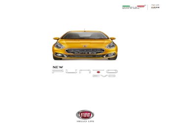 Fiat Punto Evo - Brochure